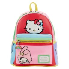 Loungefly Sanrio Hello Kitty and Friends Color Block Womens Double Strap Shoulder Bag Purse, Multi, One Size
