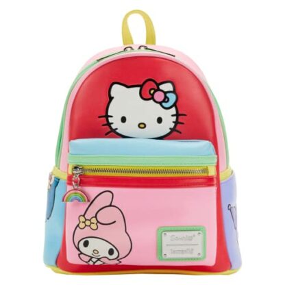 Loungefly Sanrio Hello Kitty and Friends Color Block Womens Double Strap Shoulder Bag Purse, Multi, One Size - Image 2