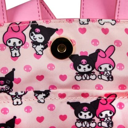 Loungefly Sanrio My Melody & Kuromi Double Sided Cross Body bag - Image 4