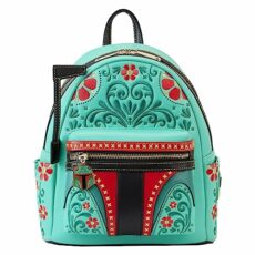 Loungefly Star Wars Boba Fett Floral Embroidered Cosplay Womens Double Strap Shoulder Bag Purse, Multi, One Size