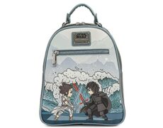 Loungefly Star Wars Kylo Ren and Rey Mixed Emotions Womens Double Strap Shoulder Bag Purse