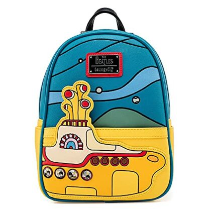 Loungefly The Beatles Yellow Submarine Womens Double Strap Shoulder Bag Purse - Image 2