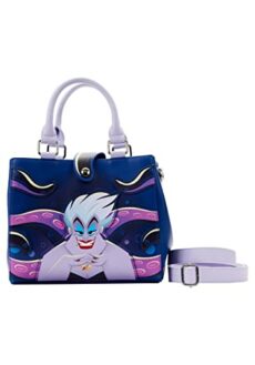 Loungefly The Little Mermaid Ursula Plotting Glow Crossbody Bag, Multicolored