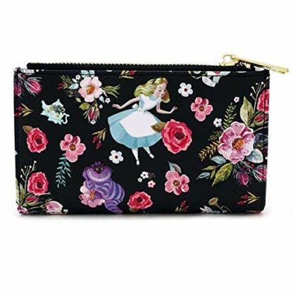 Loungefly x Alice in Wonderland Character Floral Print Wallet - Image 3