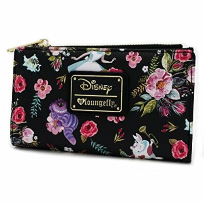 Loungefly x Alice in Wonderland Character Floral Print Wallet - Image 4
