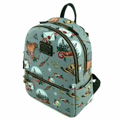 Loungefly x Harry Potter Tattoo All Over Print Mini Backpack - Image 4