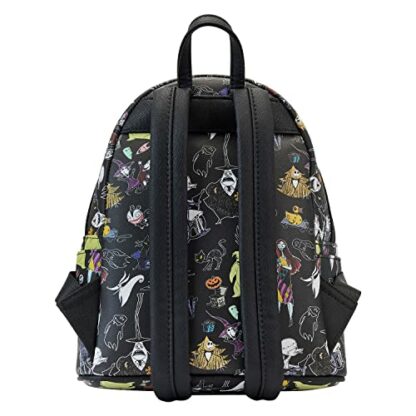Loungefly x Nightmare Before Christmas Women's Allover-Print Character Mini Backpack 4 Loungefly x Nightmare Before Christmas Women's Allover-Print Character Mini Backpack - Image 4