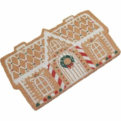 Lpitoy Christmas Welcome Mat Outdoor Gingerbread House Doormat & Porch Décor Christmas Carpet Photo Prop Gift Decoration 2 Lpitoy Christmas Welcome Mat Outdoor Gingerbread House Doormat & Porch Décor Christmas Carpet Photo Prop Gift Decoration - Image 2
