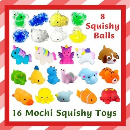 Lubibi Mochi Squishy Toy Advent Calendar 2024, 24 Day Countdown Christmas Advent Calendar Gift, Stress Relief Toys, Christmas Surprises For Boys Girls 3 4 5 6 7+12 Years Old 3 Lubibi Mochi Squishy Toy Advent Calendar 2024, 24 Day Countdown Christmas Advent Calendar Gift, Stress Relief Toys, Christmas Surprises For Boys Girls 3 4 5 6 7+12 Years Old - Image 3