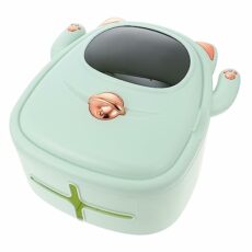 Lucky Cat Tissue Box Paper Organizer Fortune Cat Figurine Roll Paper Rack Plastic Stand Miniature Holder Paper Napkins Decorative Paper Holder Roll Paper Holder Toilet Wall