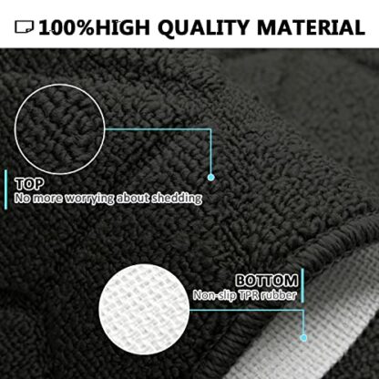 MACUNIN Doormat Indoor 50x80 cm Entryway Floor Mat Dirt resistant Non Slip - Image 3