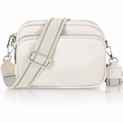 MAMUNU Crossbody Bags for Women Leather Shoulder Bags with Adjustable Wide Strap Lightweight Multi Pockets Over Shoulder Handbag for Women Girls Casual Shopping Travel Work 2 MAMUNU Crossbody Bags for Women Leather Shoulder Bags with Adjustable Wide Strap Lightweight Multi Pockets Over Shoulder Handbag for Women Girls Casual Shopping Travel Work - Image 2