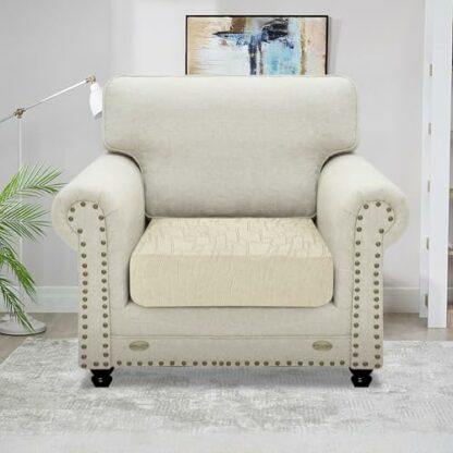 MAXIJIN Water-Repellent Sofa Seat Cushion Covers - Image 3