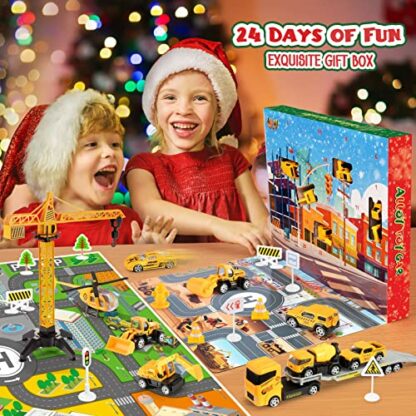 MDINGTD Kids Advent Calendar 2024, Toys Cars for 3 4 5 6 7 Year Old Boys Advent Calendar 2024 Kids' Play Vehicles 3-8 Year Old Boy Gifts Christmas Calendar Toy Advent Calendar Advent Calendar for Kid 3 MDINGTD Kids Advent Calendar 2024, Toys Cars for 3 4 5 6 7 Year Old Boys Advent Calendar 2024 Kids' Play Vehicles 3-8 Year Old Boy Gifts Christmas Calendar Toy Advent Calendar Advent Calendar for Kid - Image 3
