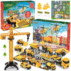 MDINGTD Kids Advent Calendar 2024, Toys Cars for 3 4 5 6 7 Year Old Boys Advent Calendar 2024 Kids' Play Vehicles 3-8 Year Old Boy Gifts Christmas Calendar Toy Advent Calendar Advent Calendar for Kid