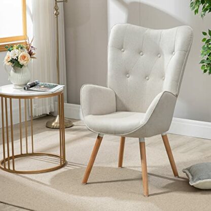 MEUBLE COSY Scandinavian Armchair Leisure Sofa Chair for Living Room Dining Room Office with - Image 3