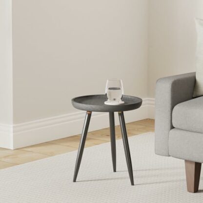 MH London Tri Pin Side Table I Handmade Metal Frame & Natural Mango Wood, Naturally Moisture Resistant, Maintenance Free 3 MH London Tri Pin Side Table I Handmade Metal Frame & Natural Mango Wood, Naturally Moisture Resistant, Maintenance Free - Image 3