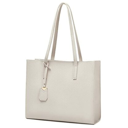 MORGLOVE Soft PU Leather Handbag Large Shoulder Crossbody Bag Hobo Tote Handbags Elegant Top Handle and with Long Strap for Women Ladies - Image 2