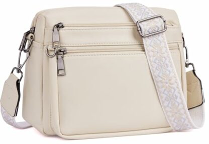 MUIIKOLA Cross Body Bag Women,Crossbody Bags For Women Purses for Women Trendy,Leather Medium Crossbody Bag, Women's Shoulder Handbags Built in Wallet Adjustable wide shoulder straps 2 MUIIKOLA Cross Body Bag Women,Crossbody Bags For Women Purses for Women Trendy,Leather Medium Crossbody Bag, Women's Shoulder Handbags Built in Wallet Adjustable wide shoulder straps - Image 2