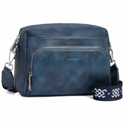 MUIIKOLA Cross Body Bag Women,Crossbody Bags For Women,PU Leather Phone Bags Card Holder Purse and Shoulder Bag,with Adjustable Strap - Image 2