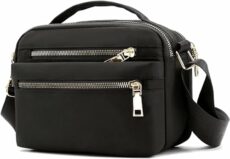 MULTIONS Women's Crossbody Bag, Multi Pocket Messenger Bag Shoulder Bag Travel Bag Handbags for Men&Women Suitable Shopping Travel Appointment Hiking Daily