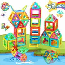 Magnetic Building Blocks toys for 3 year old boys girls Magnetic Tiles for Kids Learning Educational Magnets Construction Set Toys for 3 4 5 6 7 8+ Year Old STEM Toy Christmas