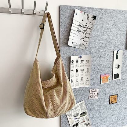 Makukke Women's Shoulder Bag, Large Casual Tote Crossbody Bag, for School, Office, Work, Travel, Outings, Shopping - Image 4