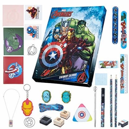 Marvel Advent Calendar 2024 - Stationery Keychains Stamps Advent Calendars for Kids 2 Marvel Advent Calendar 2024 - Stationery Keychains Stamps Advent Calendars for Kids - Image 2