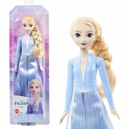 Mattel Disney Frozen Elsa Doll, Frozen Elsa in Signature Clothing, Collectible Fashion Doll, Poseable Doll with Long Blonde Hair, Toys for Ages 3 and Up, One Doll, HLW48 3 Mattel Disney Frozen Elsa Doll, Frozen Elsa in Signature Clothing, Collectible Fashion Doll, Poseable Doll with Long Blonde Hair, Toys for Ages 3 and Up, One Doll, HLW48 - Image 3