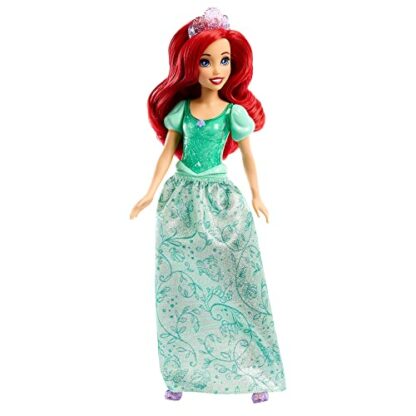 Mattel Disney Princess Dolls, Ariel Posable Fashion Doll with Sparkling Clothing and Accessories, Disney Movie Toys, HLW10 - Image 3