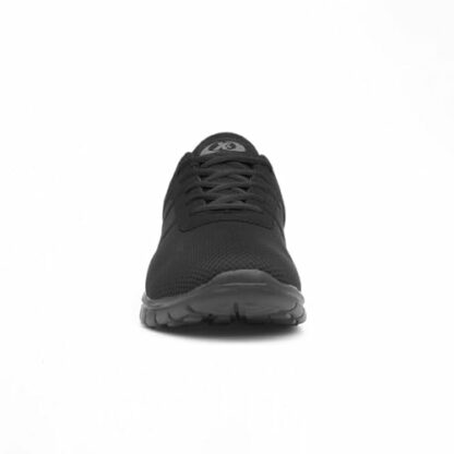 Mens Black Lace Up Trainer - Image 4