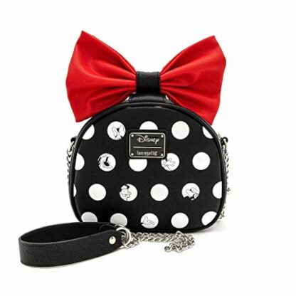 Mickey Mouse Loungefly - Minnie Unisex Shoulder Bag Black-red-White, Faux Leather, - Image 3