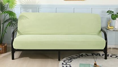 Micro Suede Futon Cover Protector, Not Including Frame Or Mattress (Sage Green) - Image 3