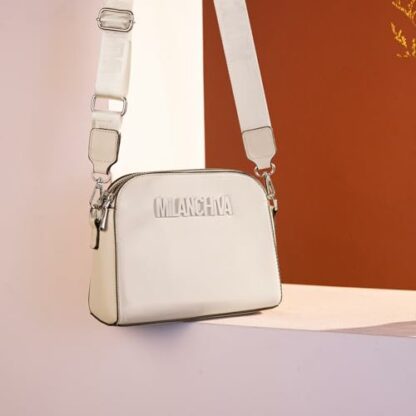 Milan Chiva Crossbody Bags for Women Fashion Leather Sling Tote Purse with Adjustable Strap - Image 3