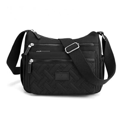 Milky Way Women's Multi Pocket Casual Crossbody Bag Shoulder Bag Handbag Girls, Adjustable Soft Large Capacity Handbag Phone Bag for Shopping Travel Work - Image 2