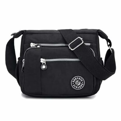 Milky Way Womens Nylon Crossbody Bag Waterproof Multi-Pocket Shoulder Tote Lightweight Travel Messenger Bag - Image 2