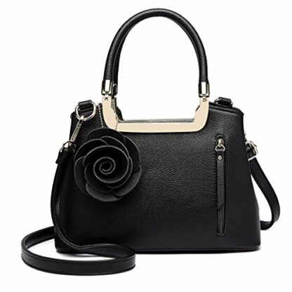 Miss Lulu Handbags for Women Ladies Shoulder Bags Fashion PU Leather Crossbody Top Handle Bag 2 Miss Lulu Handbags for Women Ladies Shoulder Bags Fashion PU Leather Crossbody Top Handle Bag - Image 2