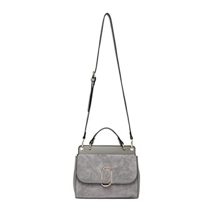 Miss Lulu Women Top Handle Bag Suede Handbags Shoulder Crossbody Bag For Work Shopping Travel Pu Leather 2 Miss Lulu Women Top Handle Bag Suede Handbags Shoulder Crossbody Bag For Work Shopping Travel Pu Leather - Image 2