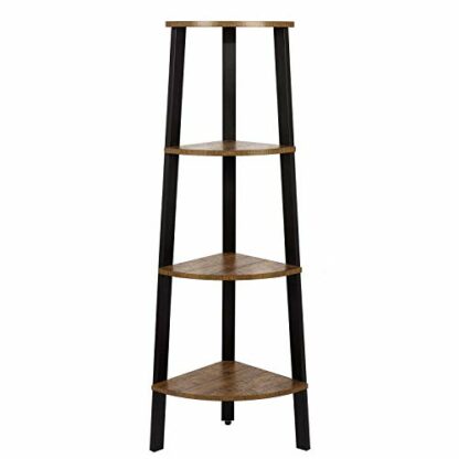 Mondeer Corner Shelf, 4 Tier Ladder Shelf - Image 2