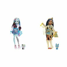 Monster High Doll, Frankie Stein with Accessories and Pet, Posable Fashion Doll with Blue and Black Streaked Hair​​​, HHK53
