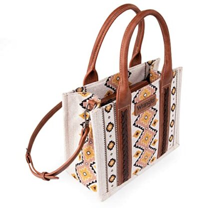 Montana West Wrangler Tote Bag for Women Western Shoulder Purses Boho Aztec Satchel Handbags - Image 4