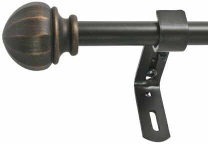 Montevilla 5/8-Inch Facet Ball Window Treatment Rod Set - Image 2