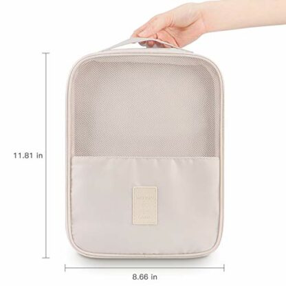 Mossio Shoe Bag Holds 3 Pair of Shoes for Travel and Daily Use Storage Pouch - Image 3