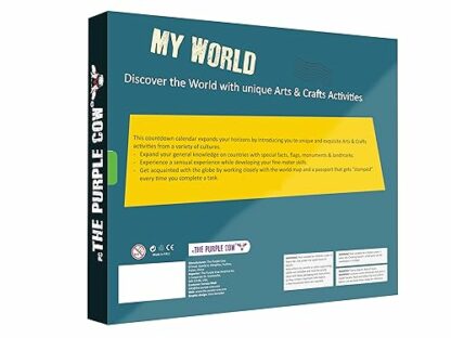 My World Advent Calendar 2024 “Visit” 24 countries and come back just in time for Christmas day! Explore different cultures, create original Arts & Crafts gift from each country. with a printed guide - Image 3