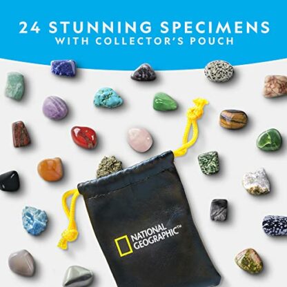 NATIONAL GEOGRAPHIC Gemstone Advent Calendar 2023 - Advent Calendar for Kids with 24 Gemstones, Complete Rock Collection Christmas Countdown Calendar, Mini Gemstone Dig Kit (English-Only Version) 4 NATIONAL GEOGRAPHIC Gemstone Advent Calendar 2023 - Advent Calendar for Kids with 24 Gemstones, Complete Rock Collection Christmas Countdown Calendar, Mini Gemstone Dig Kit (English-Only Version) - Image 4