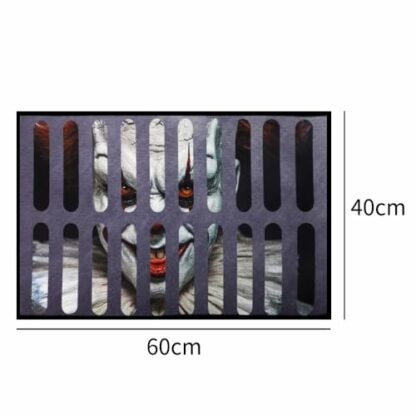 NEW-YIJUNSHUN Halloween Door Mat Indoor Outdoor Funny Horror Doormat,Bathroom Nonslip Floor Rug Square Halloween Carpet Anti Slip Entrance Mat Outside - Image 3