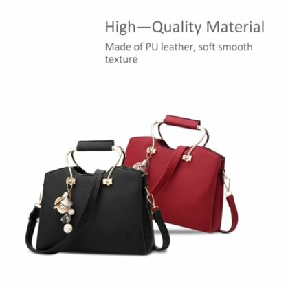 NICOLE&DORIS Women’s Handbags Tote Top Handle Shoulder Bags Crossbody Bag for Ladies Leather Bag with Long Strap - Image 4