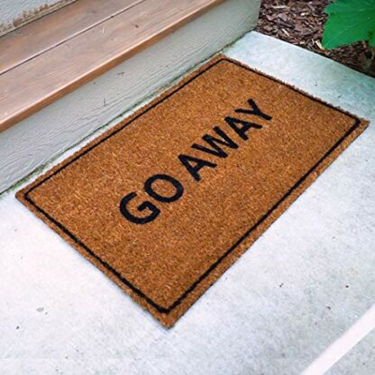 NINAMAR Door Mat Go Away Natural Coir - 75 cm X 44 cm - Image 4