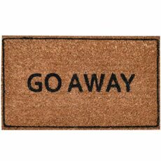 NINAMAR Door Mat Go Away Natural Coir - 75 cm X 44 cm