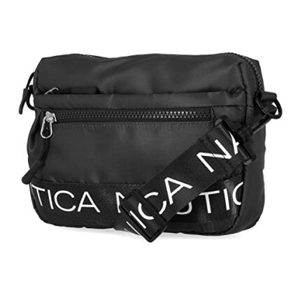 Nautica Women's Nylon Bean Crossbody/Belt Bag with Adjustable Shoulder Strap, One Size - Image 3